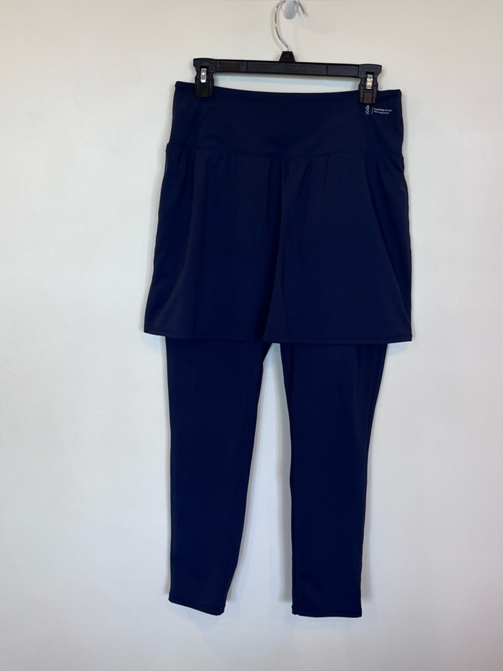 Zuda Z-Move Cropped Skirted Legging Womens Medium Tall Navy Blue